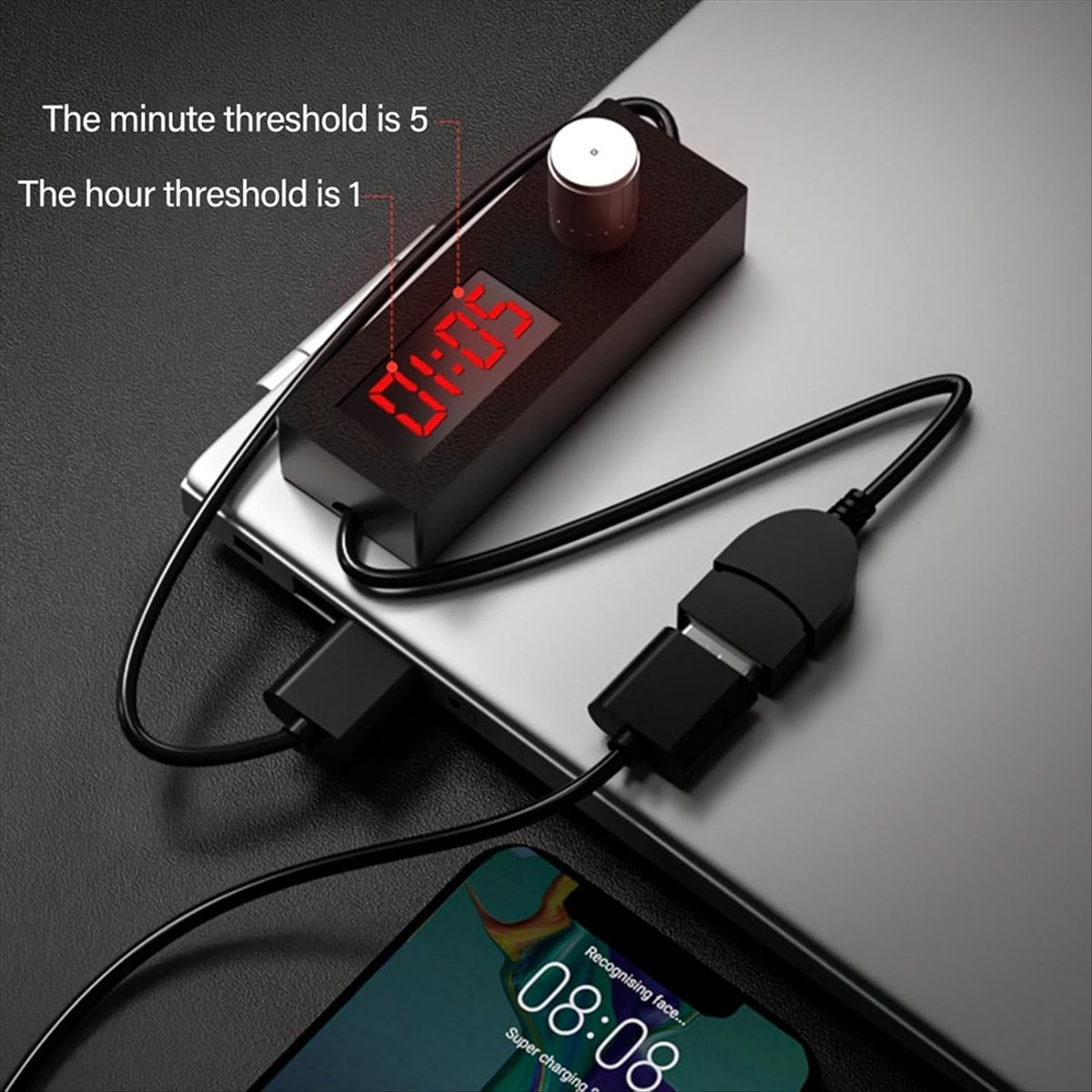 Power Tools Mall - Kabel Timer USB MALL untuk Pematian