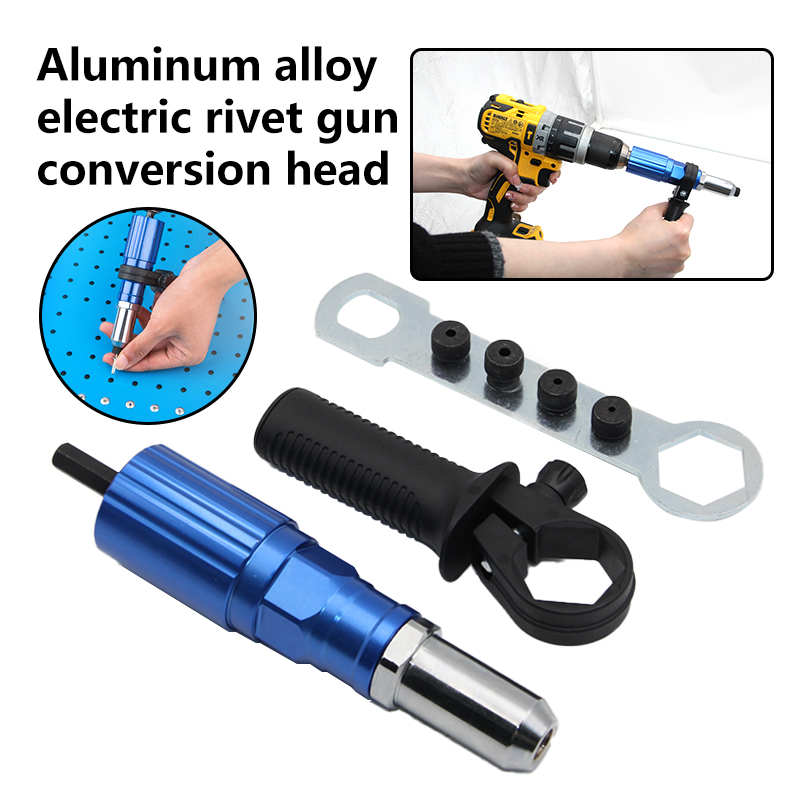 Power Tools Software - Set Kepala Konversi Pistol Rivet Aluminium