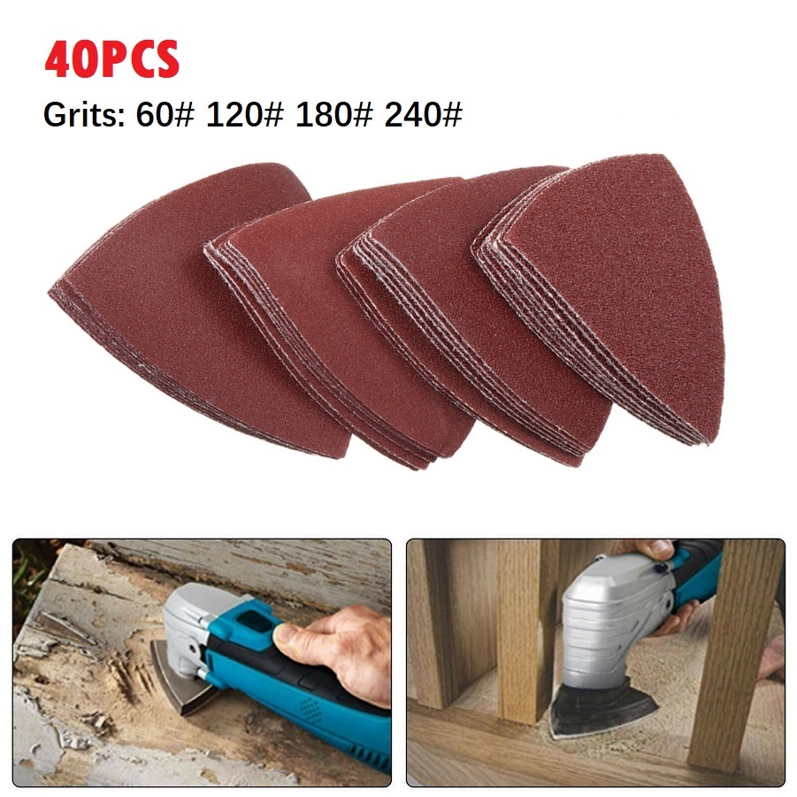 Oscillating Multi Tool - 40 Buah 80Mm Cakram Pengamplasan Amplas