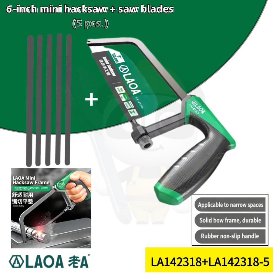Oscillating Multi Tool - LAOA Gergaji Tangan Mini 6 Inci