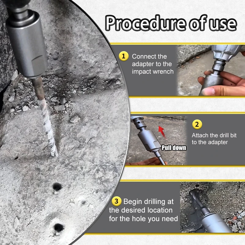 Adaptor untuk mengubah kunci p - Hammer Drill Sds ulasan dan harga
