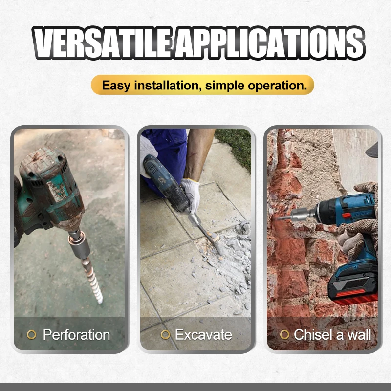 Adaptor untuk mengubah kunci p - Hammer Drill Sds ulasan dan harga