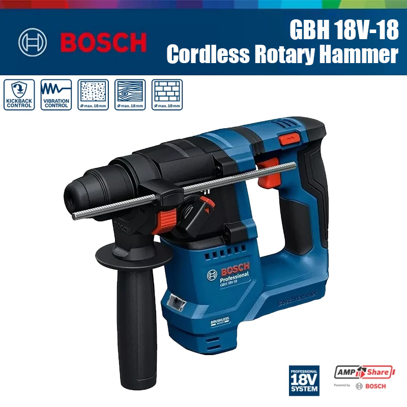Bosch GBH 18V-18 Bor Palu Rota - Hammer Drill Sds ulasan dan harga