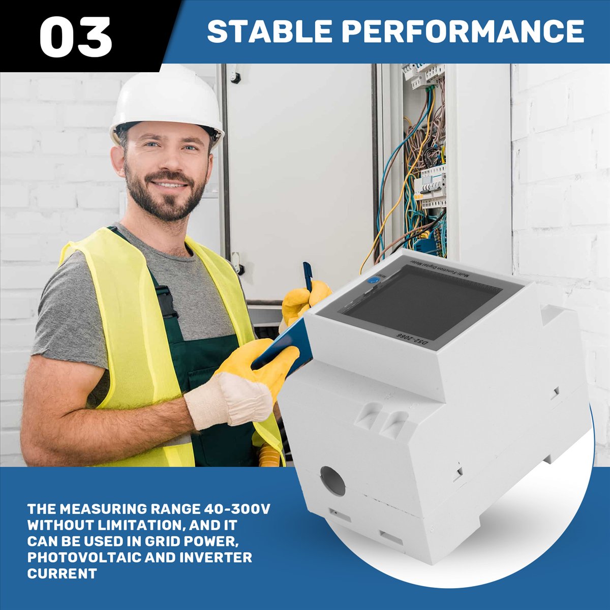 MALL Din Rail AC Monitor 6IN1  - Power Tools Mall ulasan dan harga