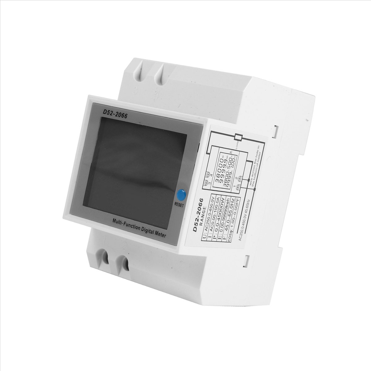 MALL Din Rail AC Monitor 6IN1  - Power Tools Mall ulasan dan harga
