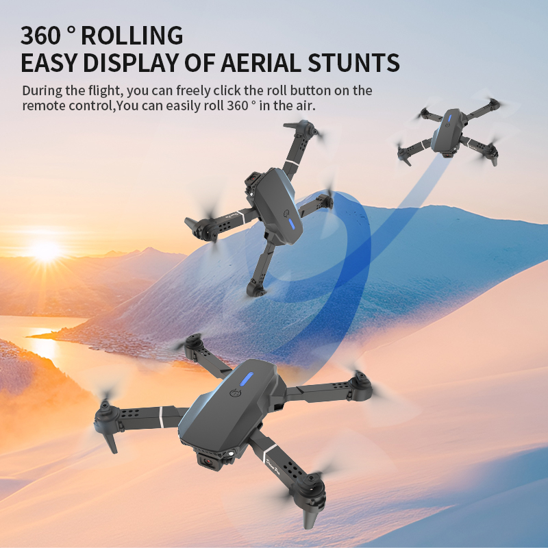E88 Pro Drone Lipat Kamera HD  - Power Tools World ulasan dan harga