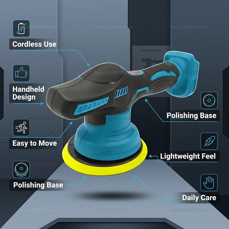 Mesin Poles Mobil Tanpa Kabel  - Power Tools Sander ulasan dan harga