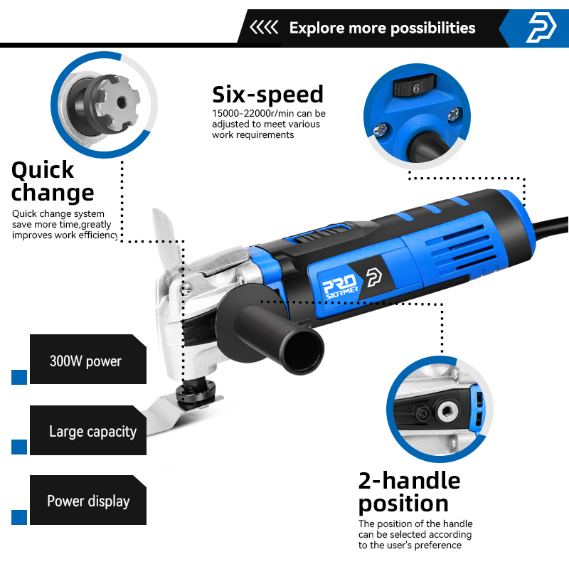 Alat multifungsi gergaji listr - Oscillating Multi Tool ulasan dan harga