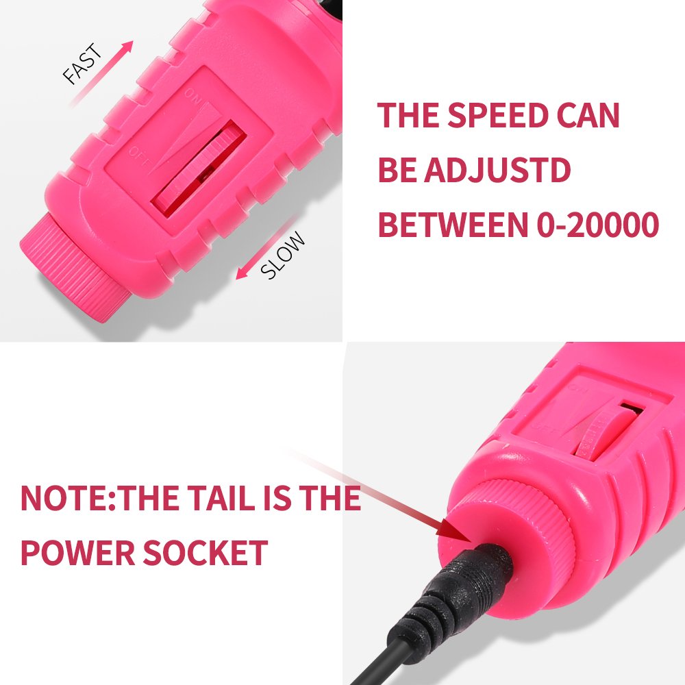 LULAA Set mesin bor kuku elekt - Power Tools Sander ulasan dan harga