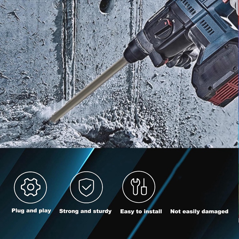 Set SDS Max 24 Inci, Pahat Pip - Hammer Drill Sds ulasan dan harga