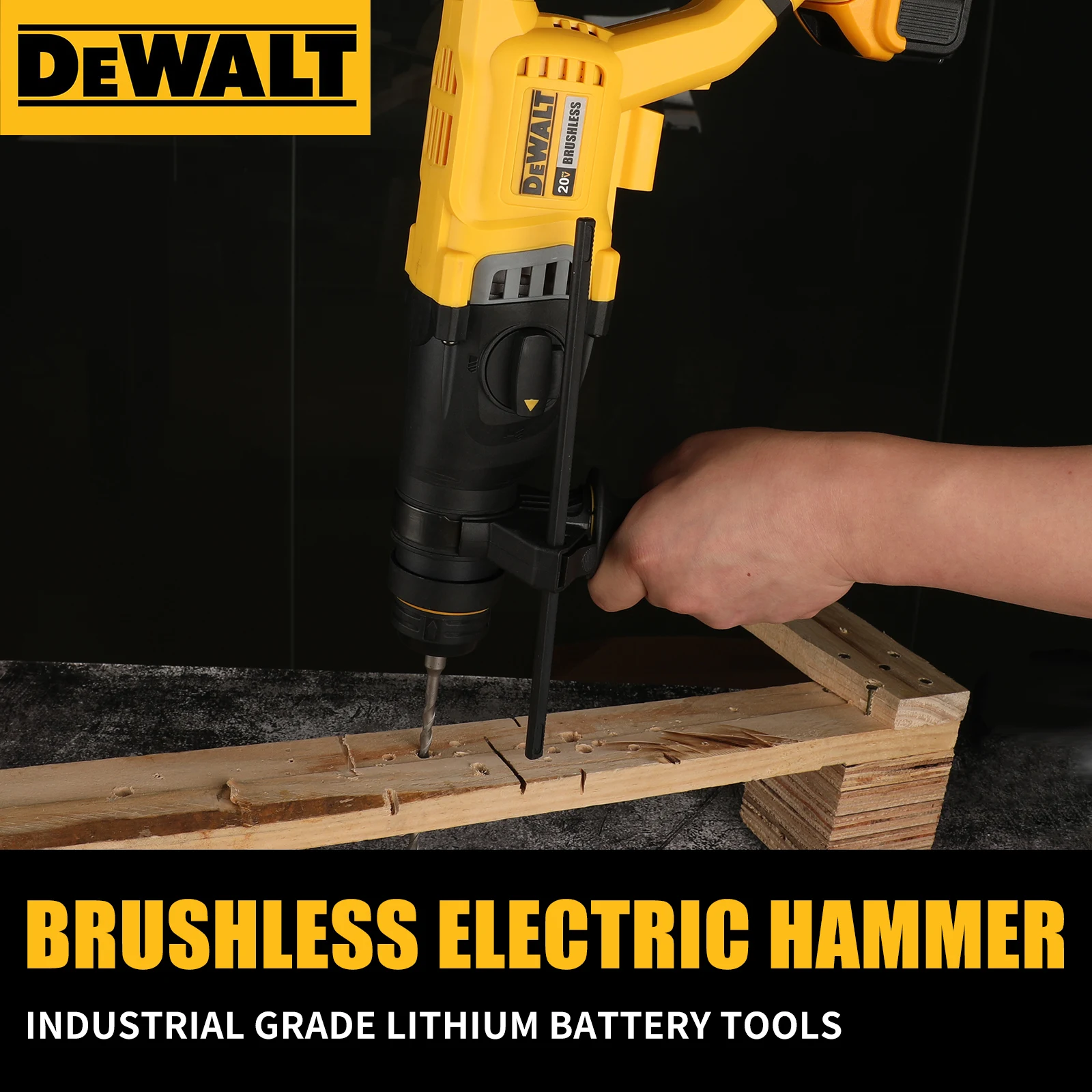 Promo Panas DEWALT 20V Brushle - Hammer Drill Sds ulasan dan harga